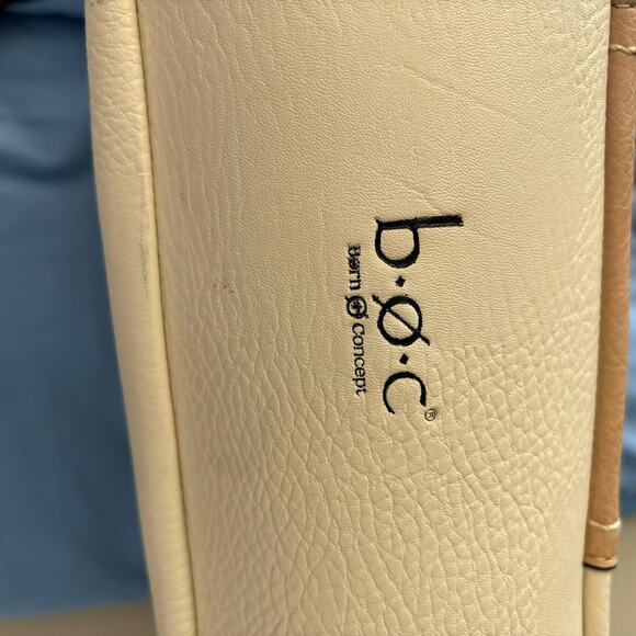 Born Concept Women's Hip Multi Pocket White Leather Casual Shoulder Satchel Bag - Picture 6 of 11